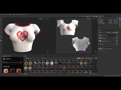 How To UV Unwrap & Texture Clothing for Second Life in Blender and Substance Painter Tutorial