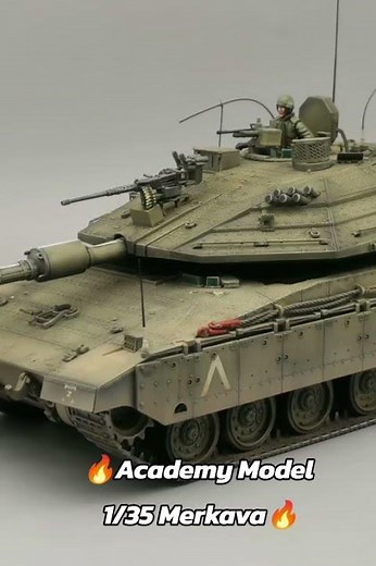 🔥Pro Built Academy Model 1/35 Merkava🔥