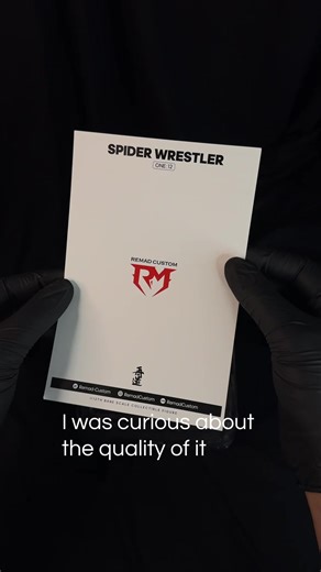 Remad custom 1/12 scale the spider wrestler figure #figureunboxing #collectibles #figurecollection