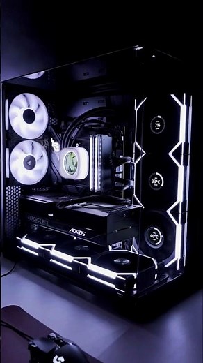 Which sync do you like the most ? O11 Vision Compact RGB Fusion #ytshorts #aesthetic #gaming #rgb