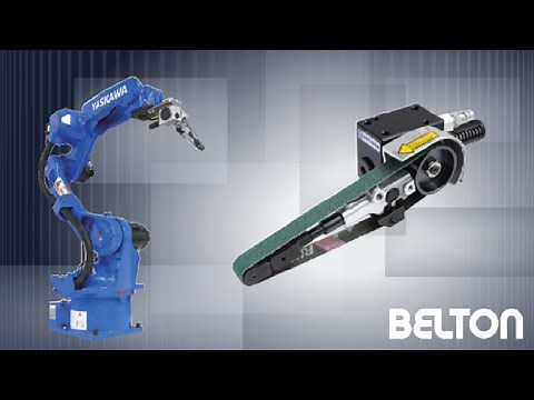 [NITTO KOHKI] BELTON B-20CL-01 without floating mechanism : Pneumatic Belt Sander for Robots