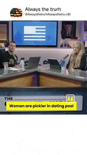 Woman are pickier in dating pool #charliekirk #erikakirk #usa #familyfirst