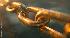 Illustration of Bitcoin blockchains interconnected nodes creating unbreakable connections. Concept Cryptocurrency, Blockchain Technology, Bitcoin Nodes, Connected Network, Digital Illustration