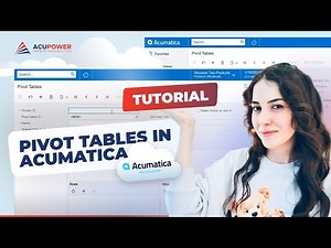 Mastering Acumatica Cloud ERP: Pivot Table Creation from Generic Inquiry