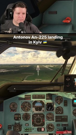183K views · 1K reactions | Antonov An-225 Mriya landing in Kyiv  | Flight Streamer | Facebook