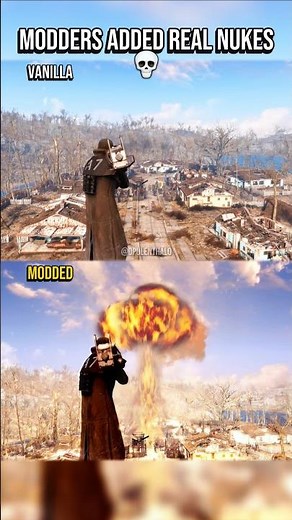 Fallout 4 Nuclear Mods😱
