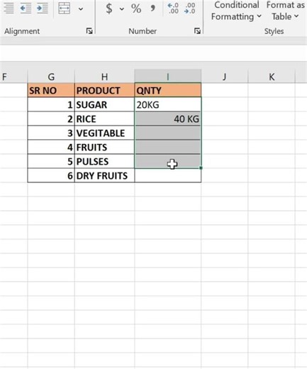 Apply shorcut for autofill cell according to requirements #excel #exceltricks #shortsvideo #learn