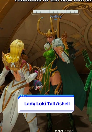 Everyone's reaction to the new Lady Loki skin that dropped 😭 No one could believe it #meeksdayoff #marvelrivals