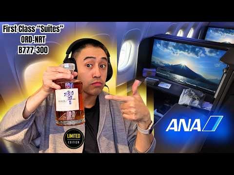 Still the BEST way to flight to Japan! (ANA First Class "Suite") ORD-NRT #pokemon #allnipponairways