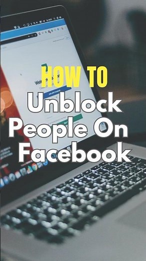 How to unblock people on Facebook #facebook
