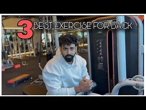 Best 3 exercise for back | beginners back exercise