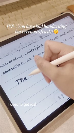 Stop writing ugly notes. Real-time fix! #freenotes #studytok #handwriting #notestaking
