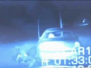 Alien Attacks Police Officer Caught On Dash Cam