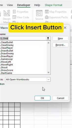 How to Create Space Invaders in Excel #excel #spreadsheetmagic #exceltips #columnchart #spreadsheets