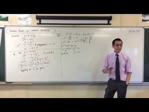 Square Roots of Complex Numbers (2 of 2: Introductory example)