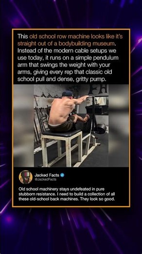 This old school row machine looks like it's straight out of a bodybuilding museum.