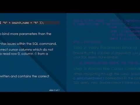 Resolving the Android SQLite Error: Binding Arguments and Cursor Issues