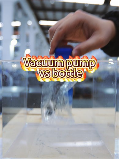 Vacuum Pump Vs bottle #joysun #joysunpump #vacuum #experiment