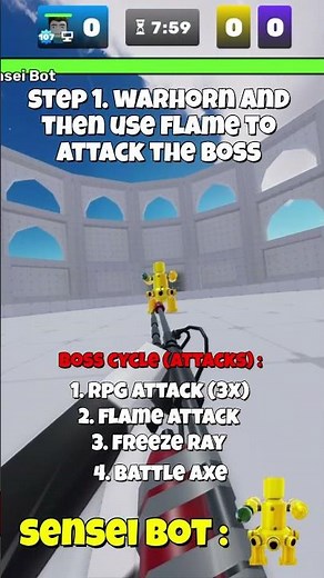 FULL GUIDE to beat both NOSNIY AND SENSEI BOTS!😲😎 #rivals #foryou #roblox