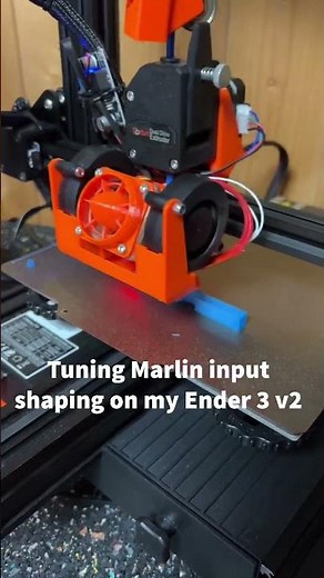Tuning Marlin input shaping on my Ender 3 v2. Work in progress…