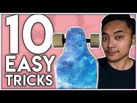 10 EASY ELECTRIC SKATEBOARD TRICKS (for beginners)