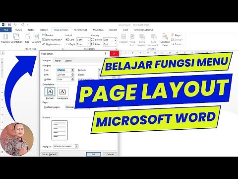 Belajar Fungsi Tab Menu Page Layout di Microsoft Word 2013 || Tutorial Word Pemula
