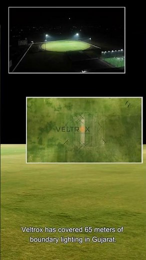 LED Stadium Lights | Coevered 65 Meter Boundary Lighting in Gujarat | Brighten Up Your Stadium Today