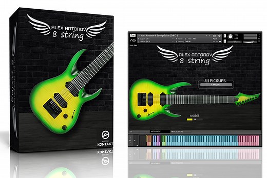 Alex Antonov releases 8 String Guitar for Kontakt