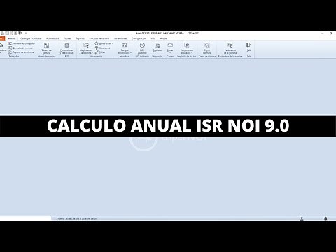 🔴CALCULO ANUAL ISR NOI 9.0