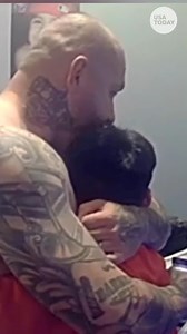 23K views · 452 reactions | One life-changing question, one unforgettable hug - no more ‘step’ - just family! #humankind | Desert Sun | Facebook