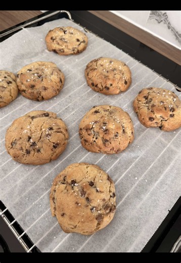 Recette cookies mi-cuits : large cookies moelleux (8 pièces)