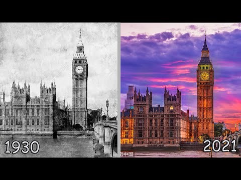 London Then and Now Photos| England 1930-2021