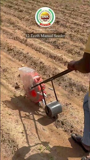 This is how the Seed Sowing Machine Works. 12 teeth manual seeder.