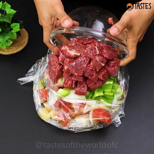 After I learned this recipe for meat with vegetables, I only make it like this! Simple and delicious | Tastes of the World