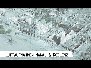 Flight from Hanau to Koblenz 1945 - Aerial Footage (SFP 186)
