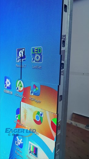 EagerLED EA640F2 series front maintenance LED display module installation#eagerled #leddisplay #ledscreen #leddisplayscreen #ledfactory #ledboard