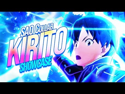 FORCED STUNS AND BIG DAMAGE! SAO COLLAB KIRITO SHOWCASE! (Slime: Isekai Memories)