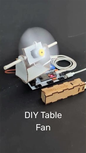 💨 DIY Table Fan Project | Easy table fan model #diyprojects