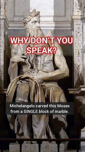 Why Michelangelo Attacked His Own Masterpiece! 🤯 #arthistory