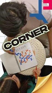 Let’s play Corners! The pen and paper game! Super easy super fun!
