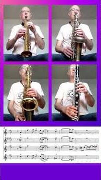 I'm Old Fashioned - for saxophones and bass clarinet