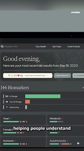 6.4K views | Function Health is on fire.  The health tech startup joined forces with Equinox to offer cutting edge biomarker lab testing and just raised a whopping $53 million in a Series A funding with support from celebrities like Zac Efron, Matt Damon, and Pedro Pascal. | Cheddar Gadgets | Facebook