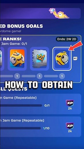How To Complete/Obtain Fall Guys Crown Jam Rewards In Fortnite