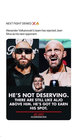 "He's Not Deserving!" Volk's Coach REJECTS Jean Silva