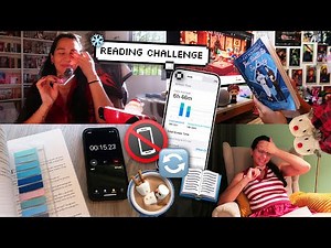 swapping my SCREEN TIME for READING TIME 📖🎄 bookmas day 3 vlog