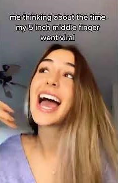 Woman Goes Viral For Huge Middle Finger