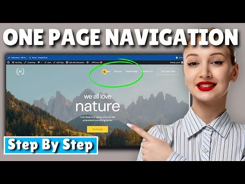 How To Create One Page Navigation With Anchor Menu In WordPress | Full Guide