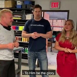 For the first time, Dallas visits where your Chosen gear gets made and gets a behind the scenes look at the what, the how, and most important, the who of The Chosen’s merchandise. | The Chosen