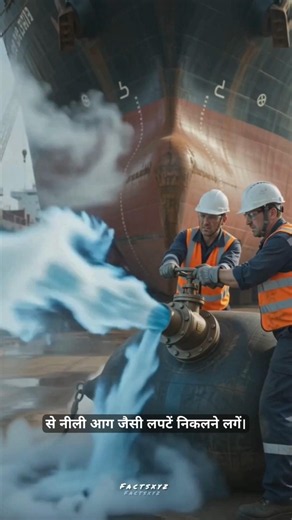 Blue Fire... But Not Fire? 😱 #EngineeringFacts #sciencefacts