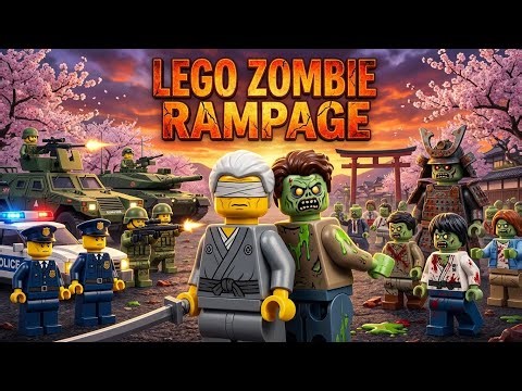 Zombie Nightmare The Blind Samurai | LEGO Zombie 3D Animation | Episode 17